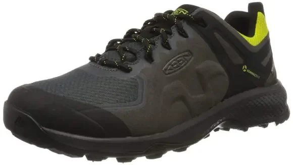 KEEN MEN'S EXPLORE WP HIKING SHOE, MAGNET BRIGHT YELLOW, 8.5 UK