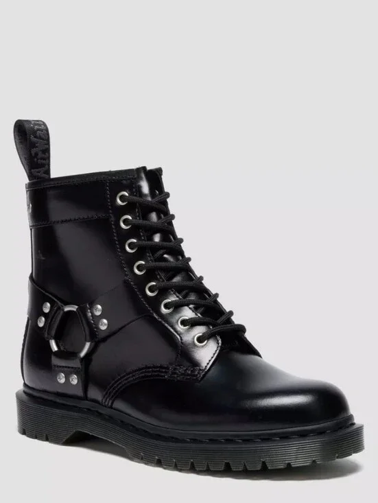 Dr. Martens 1460 Harness Leather Lace Up Boots
