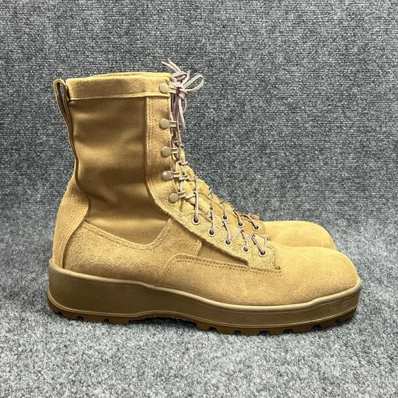 ALTAMA Combat Boots Men's Size‎ 12.5 Tan Suede Gore-Tex GTX Military Work Flight