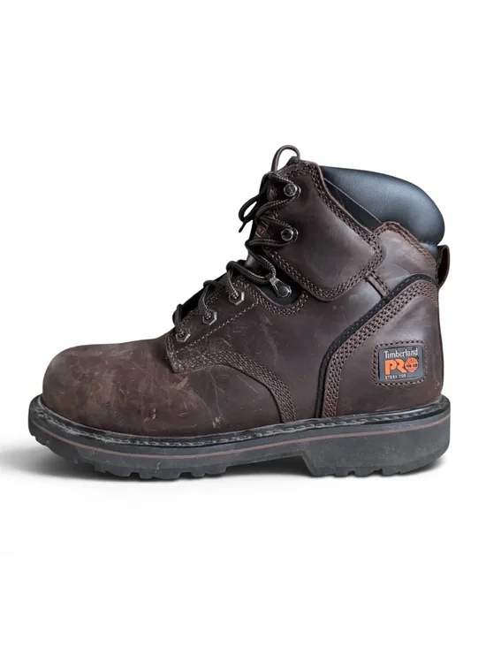 Timberland PRO Pit Boss 6” Steel Toe EH Work Boots Streetwear Brown Men’s 8.5W