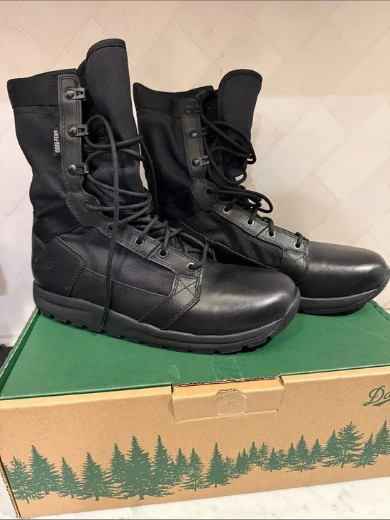 Danner Men's Black Tactical Lace-Up Boots