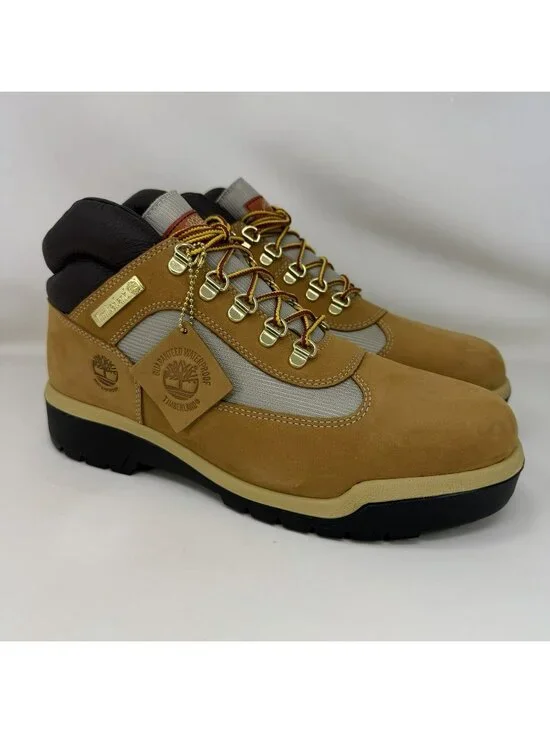 Timberland Field Boot Mid Waterproof Boots Wheat Brown Men’s Size 10