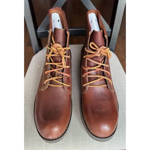 Eastland Kyle 1955 Leather Boots Brown Vibram Lace Up Work Casual Mens Size (11)