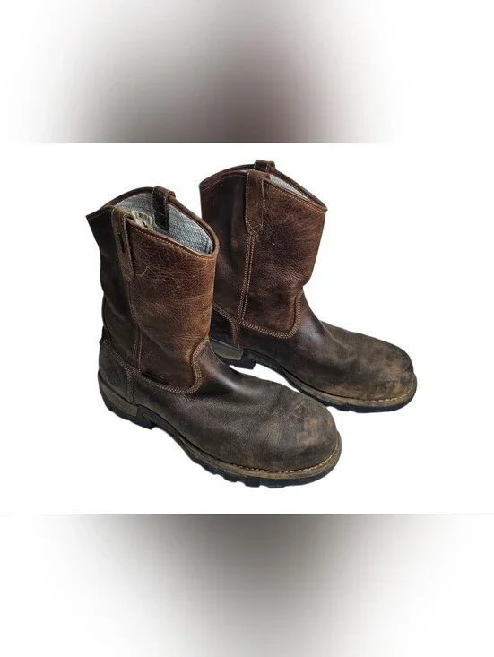 Georgia Boot Eagle One GB00476 Steel Toe Wellington Boots Men 11.5 W Waterproof