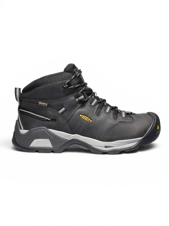 KEEN Utility Detroit XT Mid Safety Toe Waterproof Work Boots Black 12D