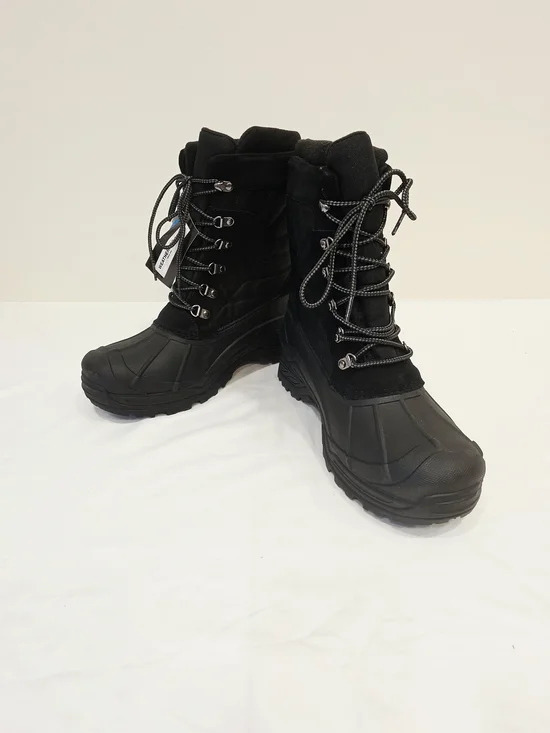 Weatherproof Black Men's Insulated Waterproof Winter Boots
