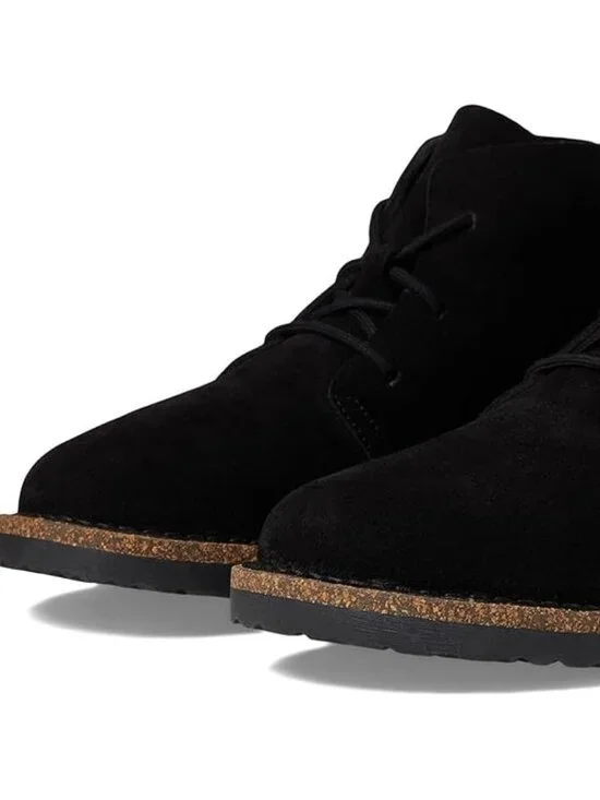 NEW Birkenstock UPPSALA Mid Lace-Up Boots Black Suede Leather 43 R Mens 10