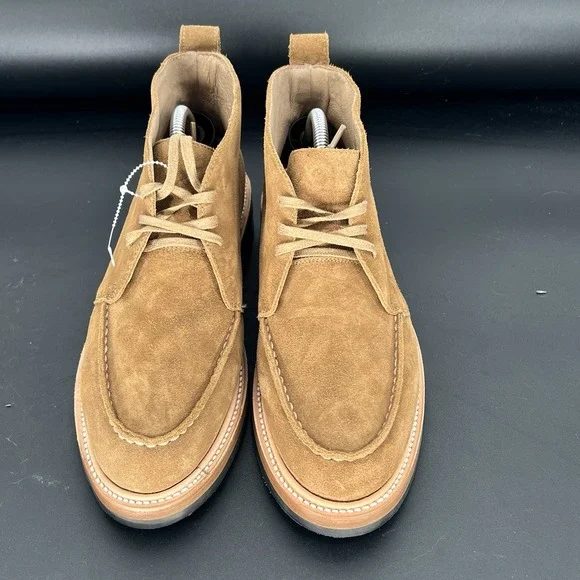 Taylor Stitch The Forester Mushroom Brown Suede Chukka Mens Size 9.5 New w/o box