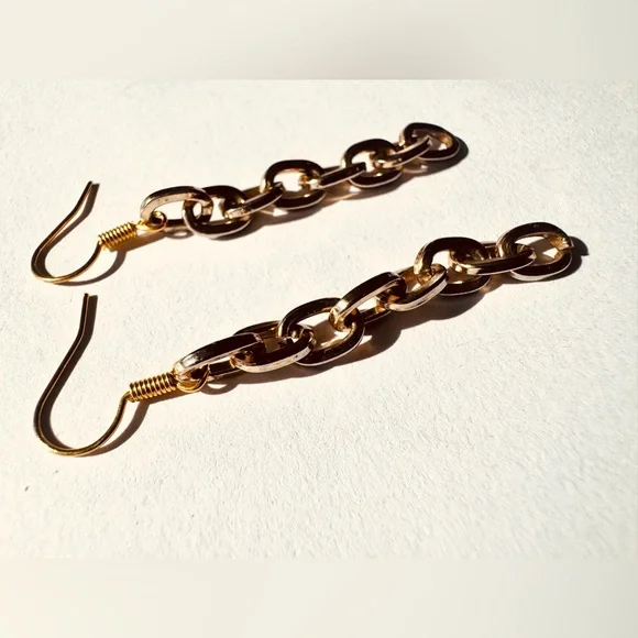“Maritime” Chain Earrings - Gold Chain earrings