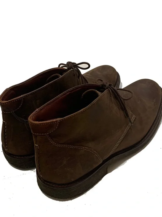 johnston & murphy Men's Brown Leather Chukka Boots