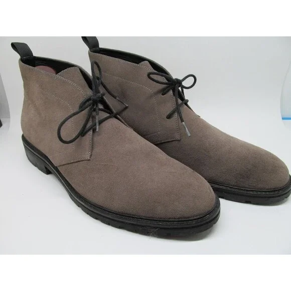 Calvin Klein Men's Ultan Calf Suede Leather Chukka Boots Size 13