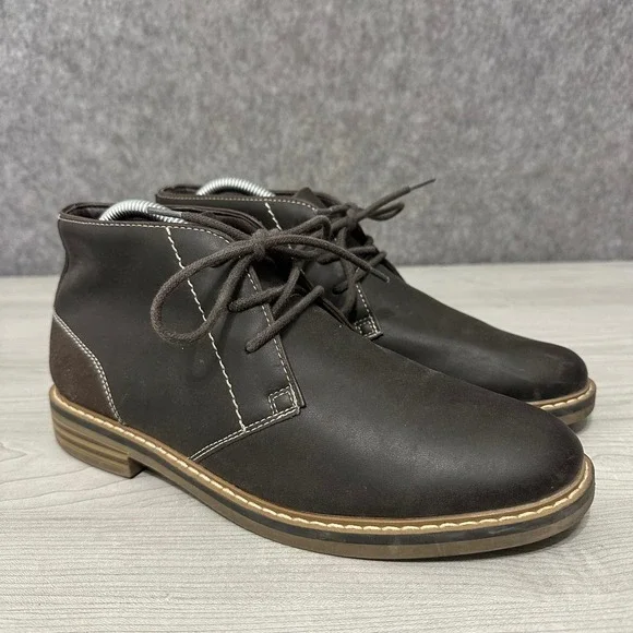 Arizona Jean Company‎ Dutton Chukka Boots Brown Mens Size 8 Lace Up Classic