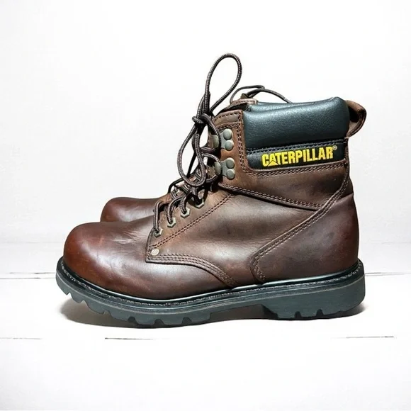 🌻NEW Caterpillar Second Shift Work Boots P72593 Men's Size 10.5