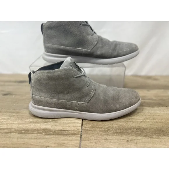 johnnie-O Mens The Chill Chukka Gray Ankle Boots Size‎ 11 (7228983)
