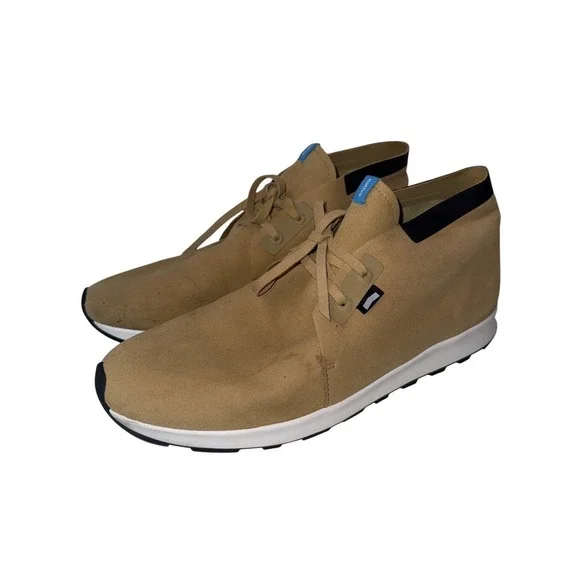 Native Apollo Chukka SMU Tan Microfiber Mid Top Sneakers Mens 13 21103700-2119