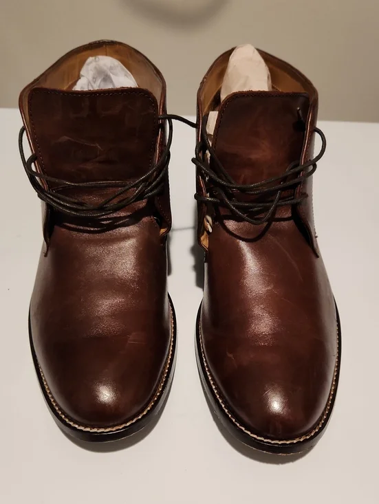 Nunn Bush Dark Brown Leather Chukka Boots