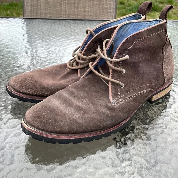 Skechers Mark Nason Harrow Chocolate Suede Chukka Ankle Boot size 11