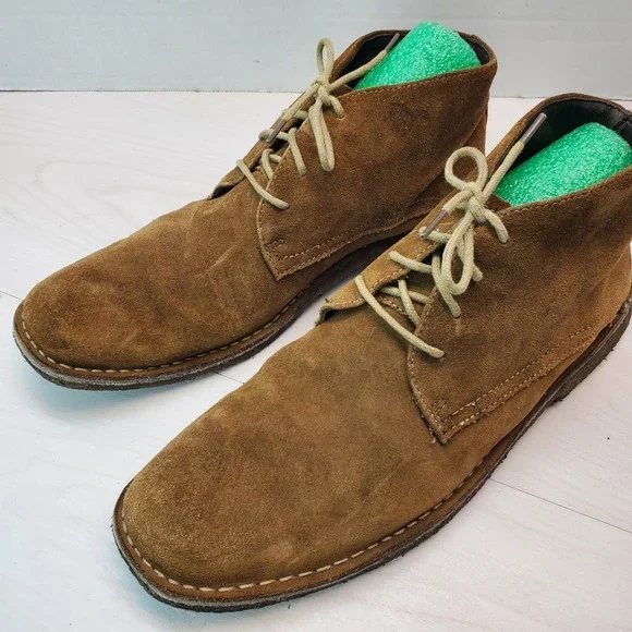 Johnston‎ Murphy Mens 11.5 M Brown Suede Chukka Boots Desert Boots 25-0640
