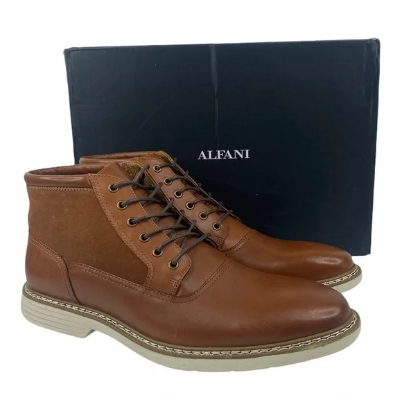 Alfani Rynier Lace Up Chukka Boots