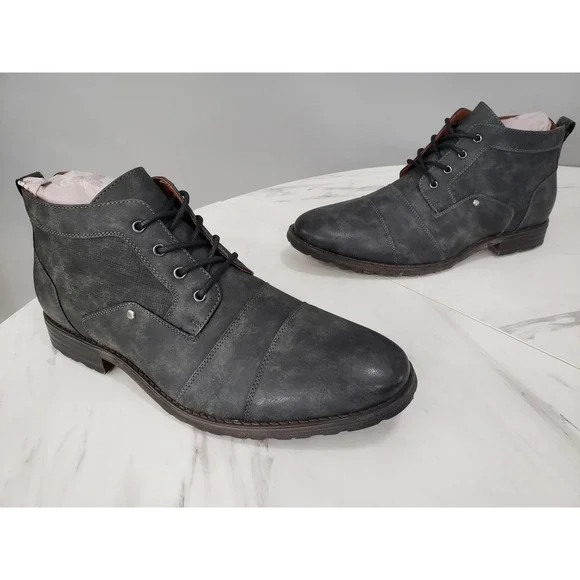NEW - SIZE 11 - Ferro Aldo BLAINE Men's Ankle‎ Dress Casual Chukka Zipper Boots