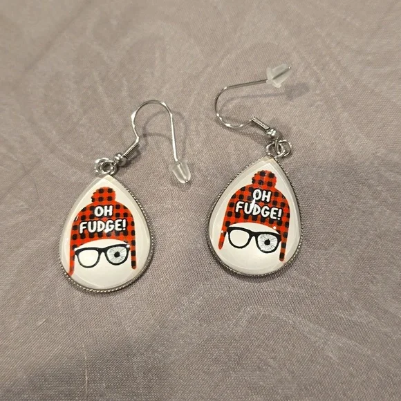 ❤️10/$13 New a Christmas story earrings