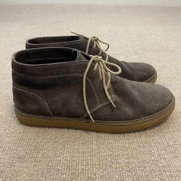 Johnston & Murphy Boots Mens Size 9 Brown Suede Chukka Ankle‎ Casual 25-2359