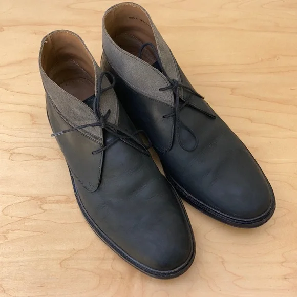 COLE HAAN Benton Welt Mens 2 Toned Chukka Boot Size 10W