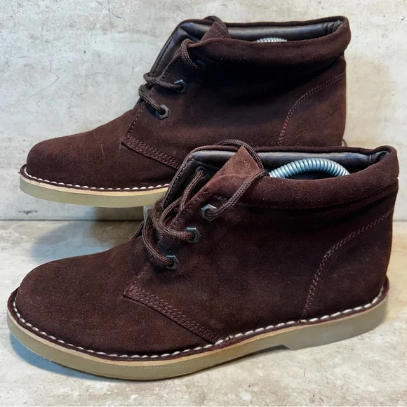 Clifford James Desert Boots‎ Mens US 8 UK 7 Dark Brown Suede Shoes 11CS169