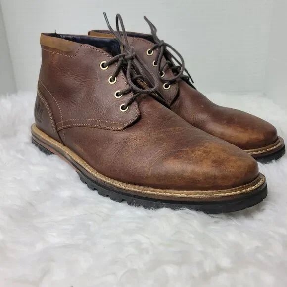 Cole Haan Raymond Grand Mens Size 7 Brown Leather Chukka Boots