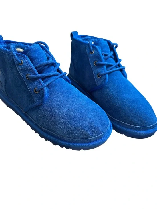 UGG Men's Suede Chukka Boots in Vibrant Blue