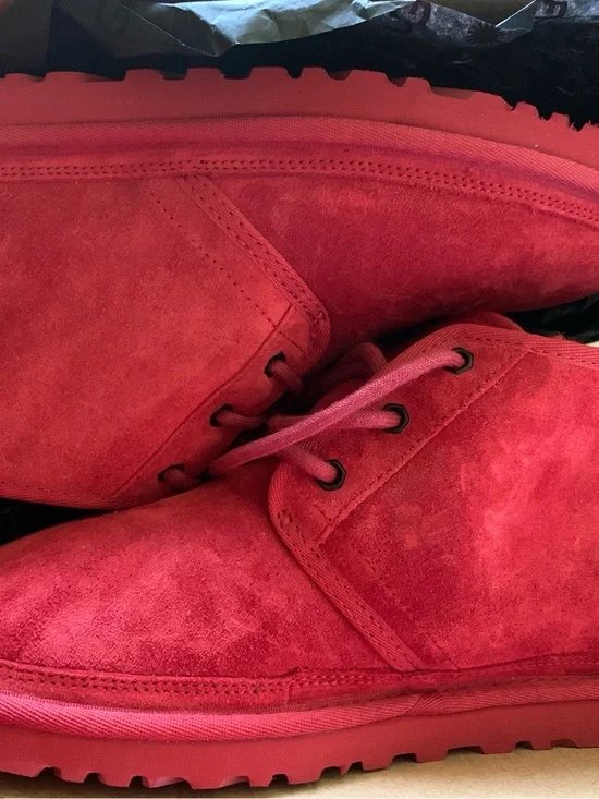 UGG Men's Red Suede Chukka Boots