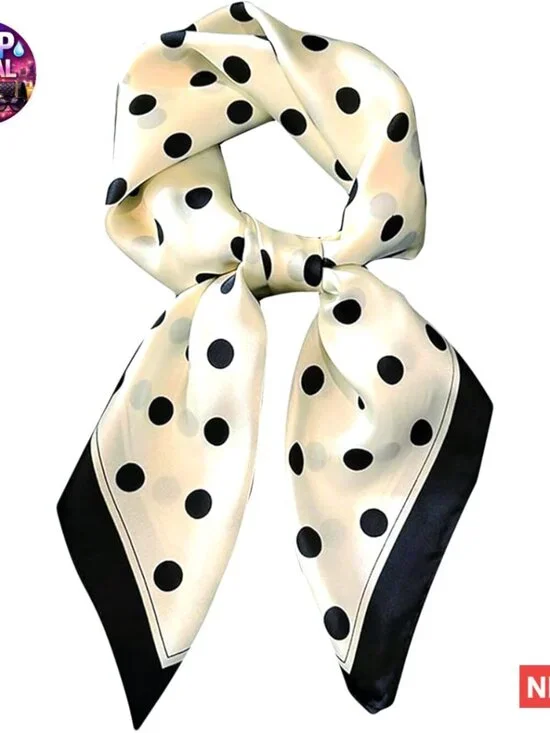 Silky Satin Scarf for Women Lightweight Head Wrap Sleeping Accessory