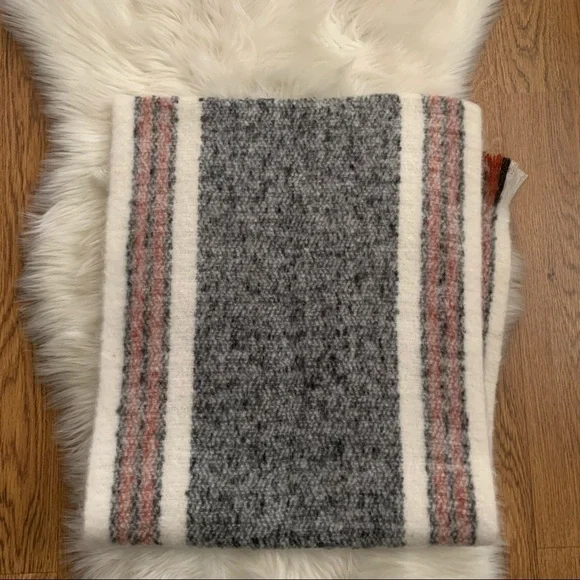 Free People Multicolor Striped Cozy Fridge Scarf