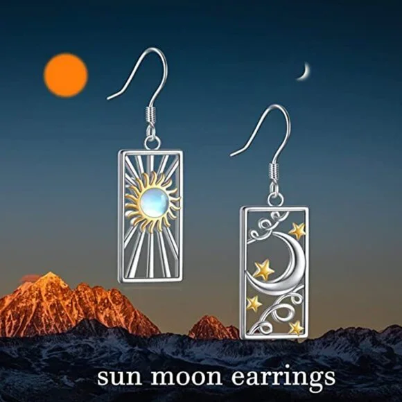 sun gold earrings