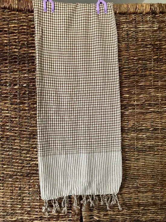 Gingham Shawl/ Scarf