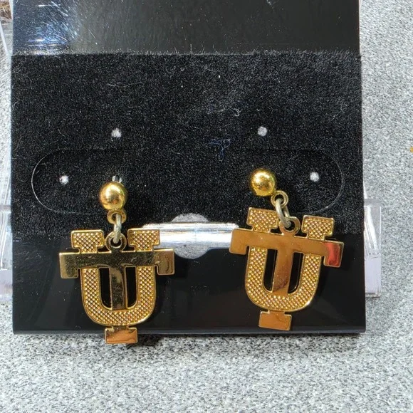 University of Tennessee Vols Earrings Womens Gold tone Excellent Logo Drop‎