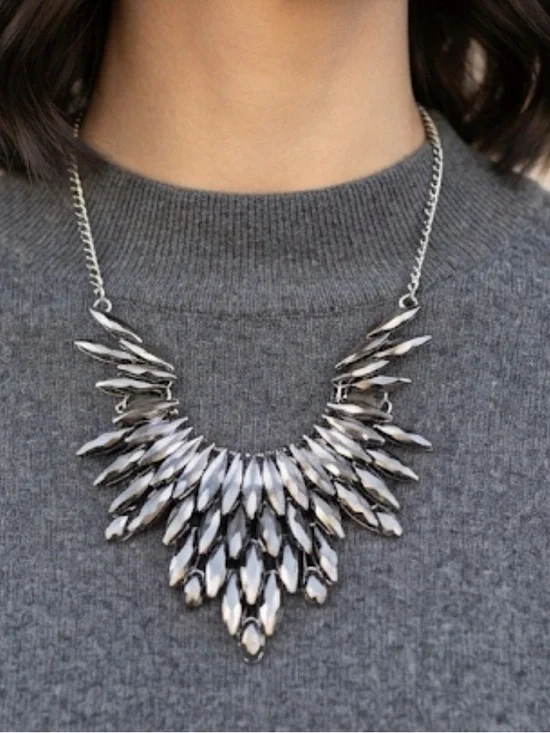 Paparazzi Silver Statement Necklace