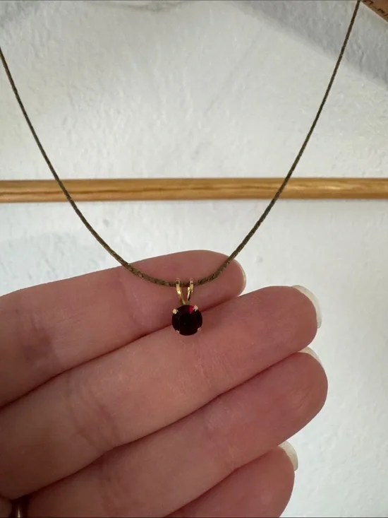 Red Crystal Necklace