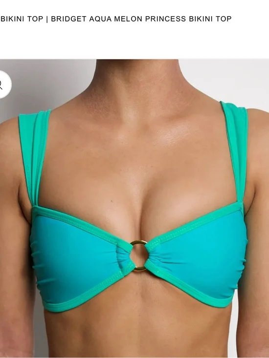 93 Play Street Aqua Melon Bikini Set – Bridget Top & Chloe Bottom | Size M |NWOT