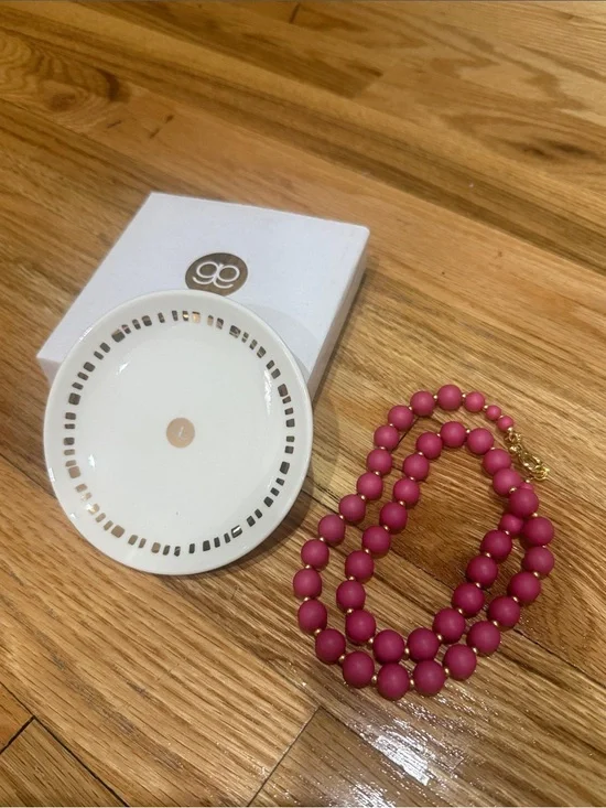 ANY OFFER - Gorjana Matte Raspberry Double-Strand Beaded Necklace