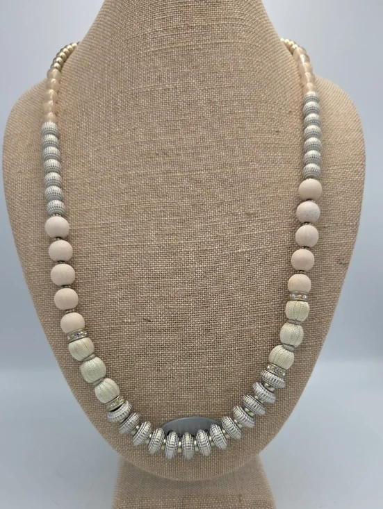 Chico's Neutral Bead Necklace