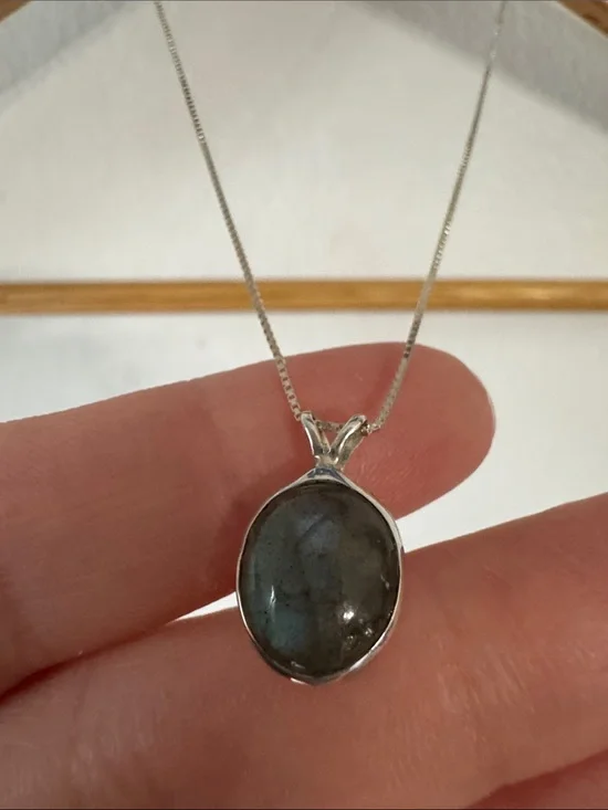 Labradorite Sterling Necklace