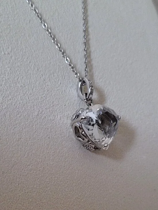 Swarovski Retired Heart Necklace