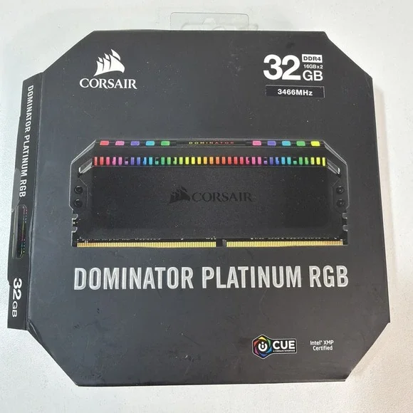 Corsair Dominator Platinum RGB 32GB (2x16GB) DDR4 RAM 3466MHz CMT32GX4M2C3466C16