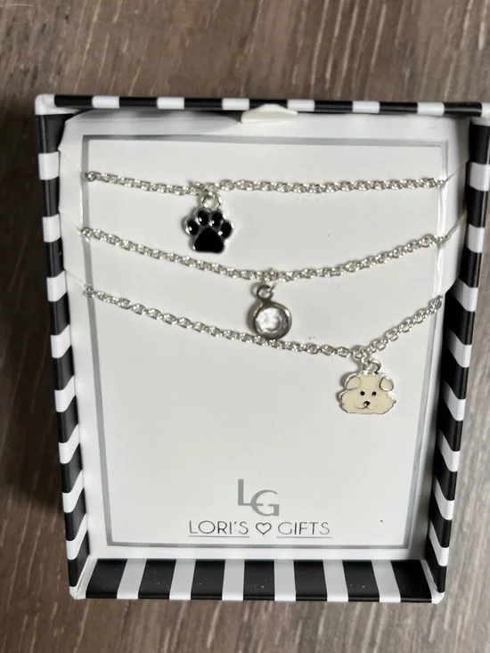 Striped Black & White Gift Box