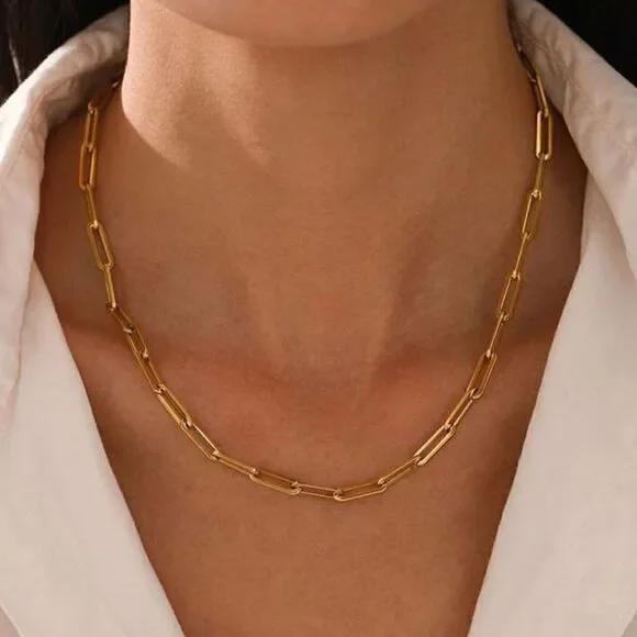 Trendy style chain necklace A1052