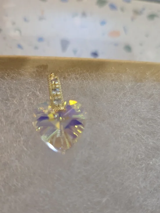 Enchanted Heart Crystal Pendant/Charm