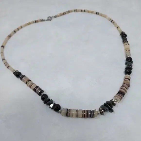 Southwest Stone and Shell 6mm Heishi Beads 18