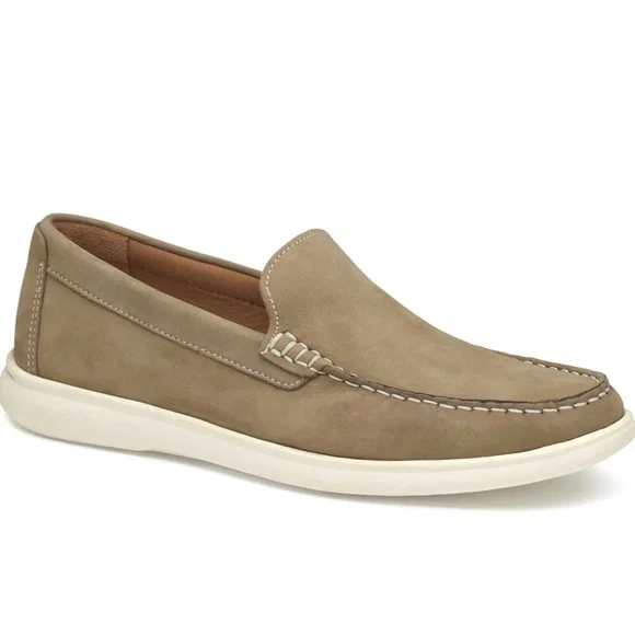 Johnston & Murphy Tan Slip-On Loafers