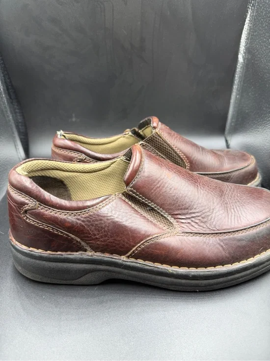 Dockers Men's Slip-On Leather Casual Shoes - Brown
